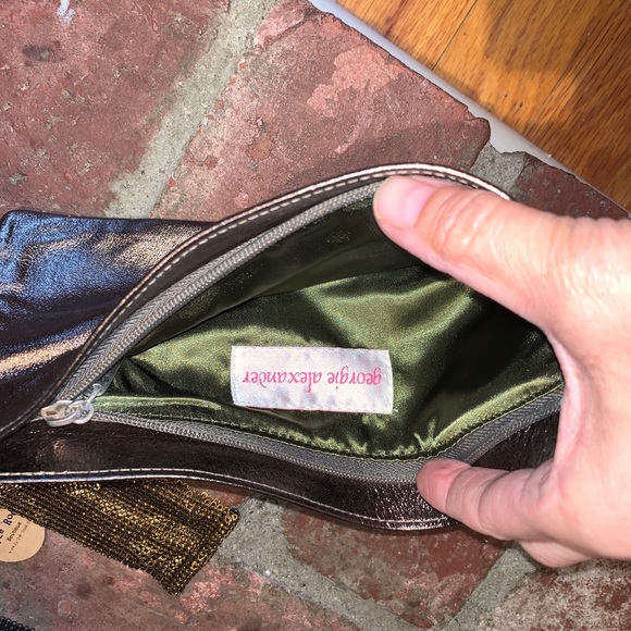 Georgie Alexander Leather Wristlet Clutch - Picture 3 of 6